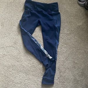 Calia ombré navy legging with zipper